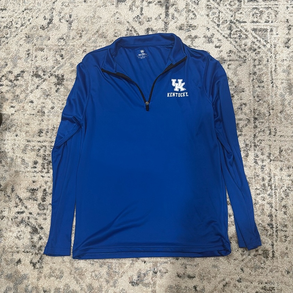 EUC UK half zip shirt